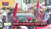 विजय रथ यात्रा पर सवार Akhilesh Yadav, पहले चरण 5 जिलों में जनसभा