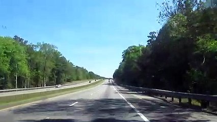 Interstate 26 eastbound between Columbia and Interstate 95