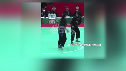 Dalam Keadaan Hamil, Atlet Pencak Silat Asal Jateng Tampil Memukau