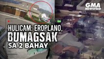 Eroplano, bumagsak sa 2 bahay | GMA News Feed