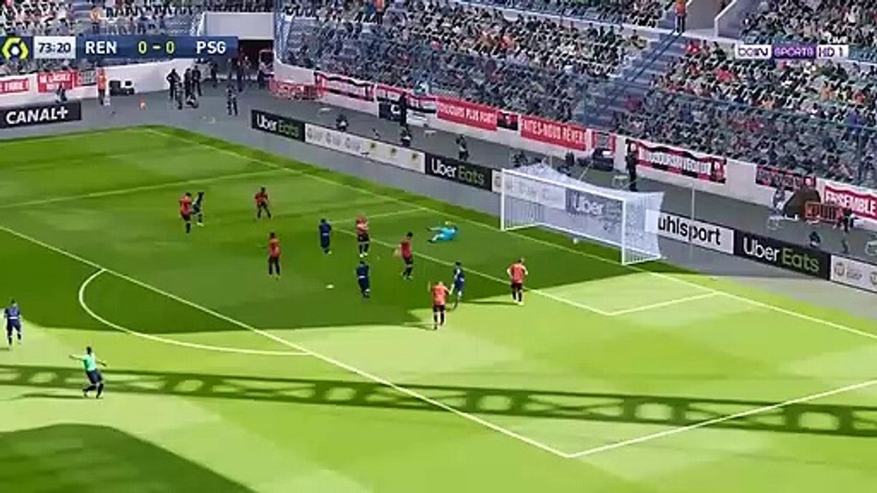 Rennes vs PSG !! eFootball Pes 2021 Gameplay & Highlights