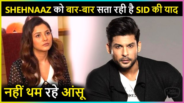 Shehnaaz Gill Crying Over and Over Again Remembering Sidharth Shukla On The Sets Of 'Hausla Rakh'