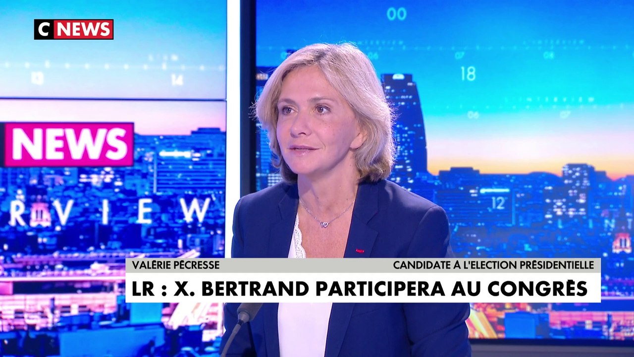 Valérie Pécresse : «C'est une très bonne nouvelle que Xavier Bertrand se présente au congrès des LR»