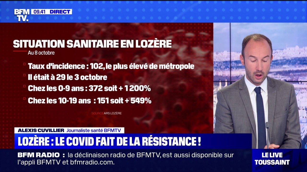 Covid-19: le port du masque de nouveau obligatoire en Lozère, où l'incidence est la plus élevée des départements métropolitains