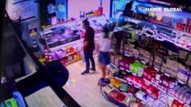 Bodrum'da markette alışveriş yaparken bir alt kata düştü