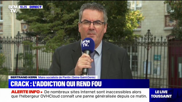 Crack: pour le maire PS de Pantin, on a déplacé le problème sans le régler et maintenant, on a des consommateurs de crack qui déambulent dans les rues