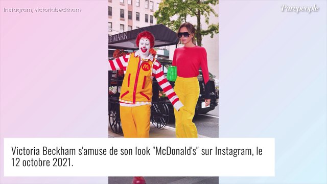 Victoria Beckham habillée en Ronald McDonald et le visage changé ? Elle répond aux moqueries