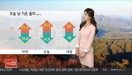 [날씨] 내륙 큰 일교차…주말 비 내리고 일요일 반짝 추위