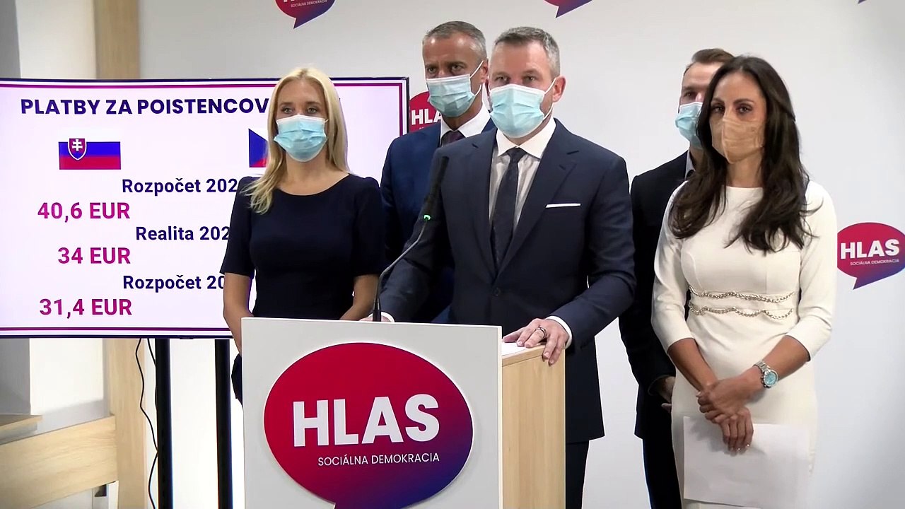 ZÁZNAM: Stanovisko k návrhu štátneho rozpočtu - TK strany Hlas - SD