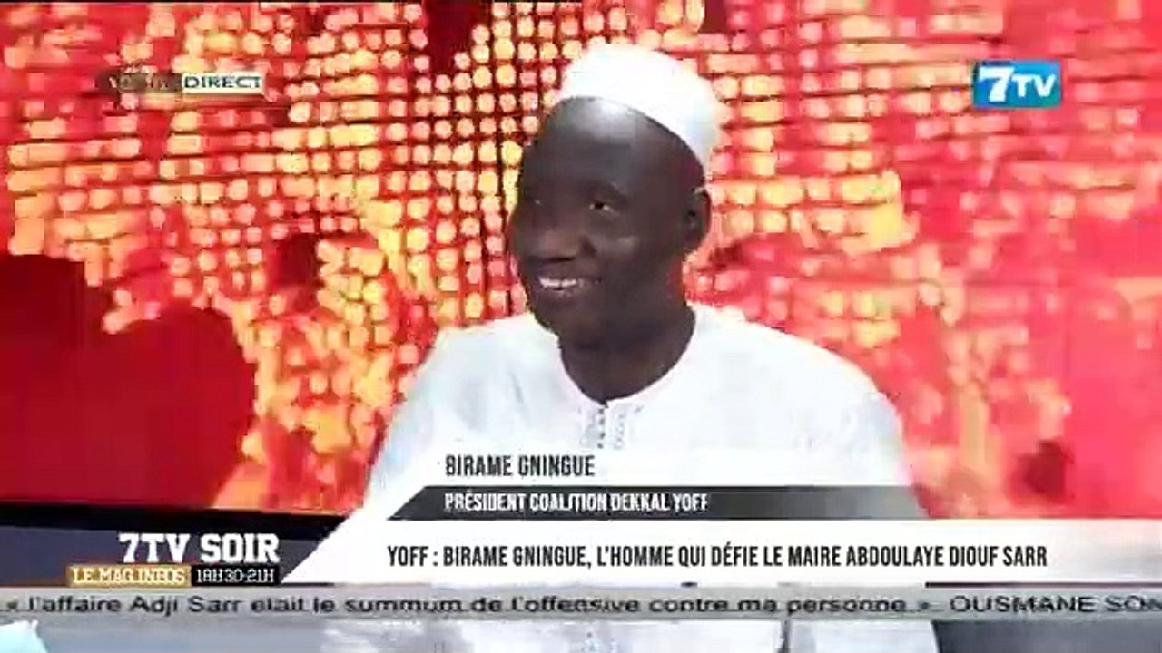 BIRAME GNINGUE se prononce sur les locales 2022 à Yoff