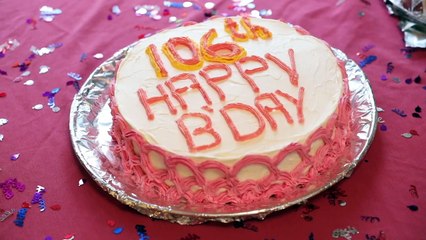 Doris Stibbs celebrates her 106th birthday at Emsworth House residential home