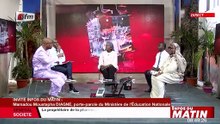 Mamadou Moustapha Diagne, Porte parole du Ministère... invité dans infos du matin du 13 Octobre 2021