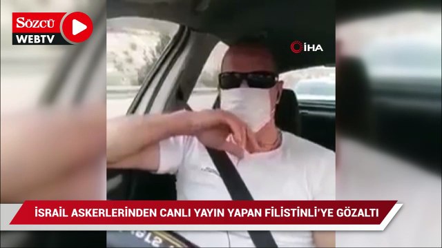 İsrail güçlerinden sosyal medyada canlı yayın yapan Filistinliye gözaltı