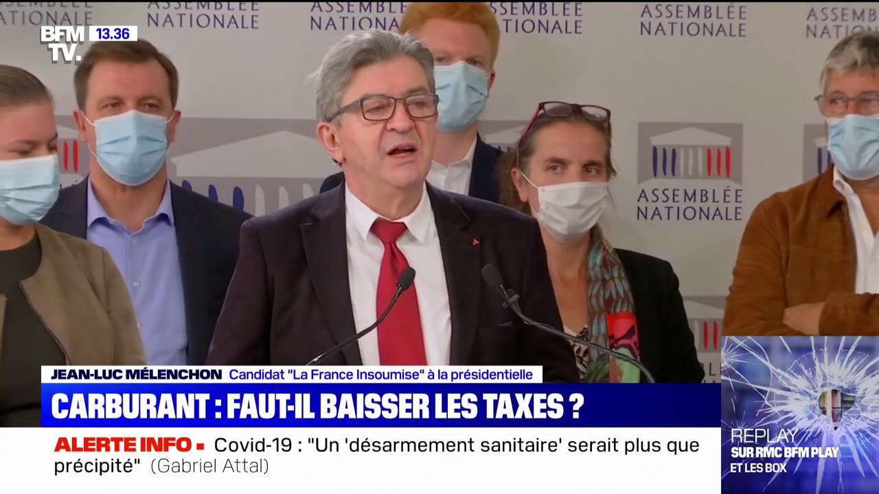 Prix des carburants: pour Jean-Luc Mélenchon, "c'est le moment de se rendre compte que rien n'a changé depuis la crise des Gilets jaunes"