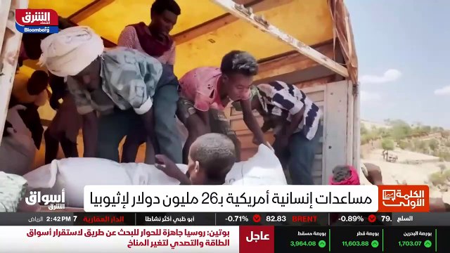 ...لم واشنطن تقديم مساعدات اضافية لاثيوبيا ...