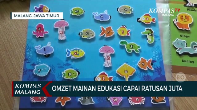 Ibu Rumah Tangga di Malang Sukses Bisnis Mainan Edukasi