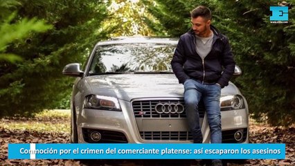 Conmoción por el crimen del comerciante platense, así escaparon los asesinos