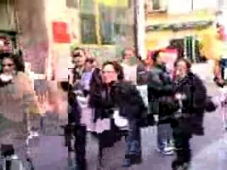 Baleares. Huelga Justicia. Concentracion sede PSOE. 22-II-08