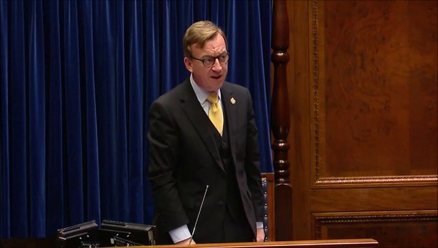 Heated exchange between Sinéad McLaughlin and Gordon Lyons over Derry jobs