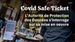 Covid Safe Ticket : l'APD d'interroge sur sa légalité