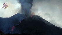 El volcán de La Palma sigue expulsando lava y aumentando las coladas