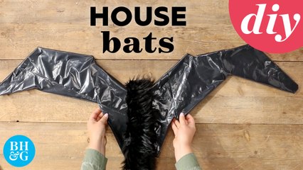 These DIY Bats Will Add a Spooky Touch to Your Home This Halloween | Made by Me