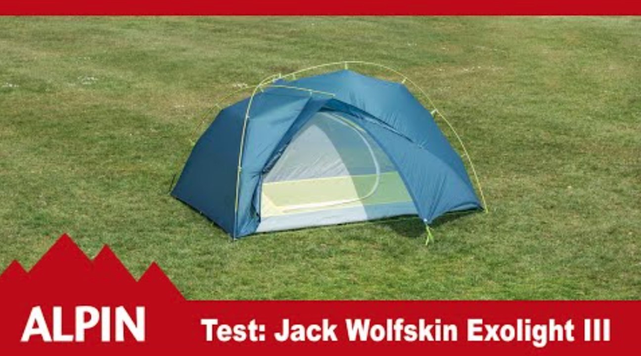 Test 2021: Jack Wolfskin Exolight III - Zelt | ALPIN - Das Bergmagazin