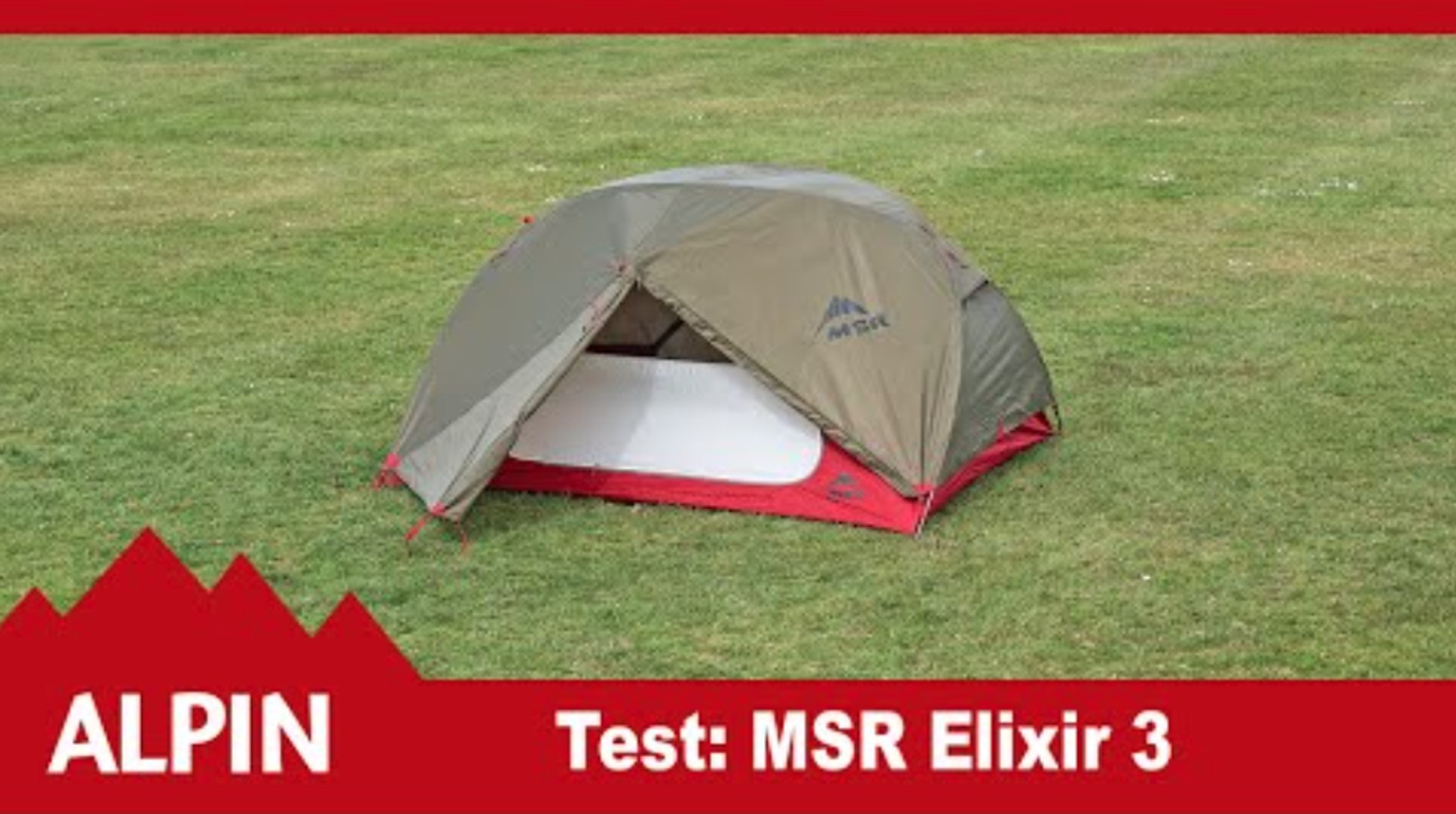 Test 2021: MSR Elixir 3 - Zelt | ALPIN - Das Bergmagazin - video Dailymotion