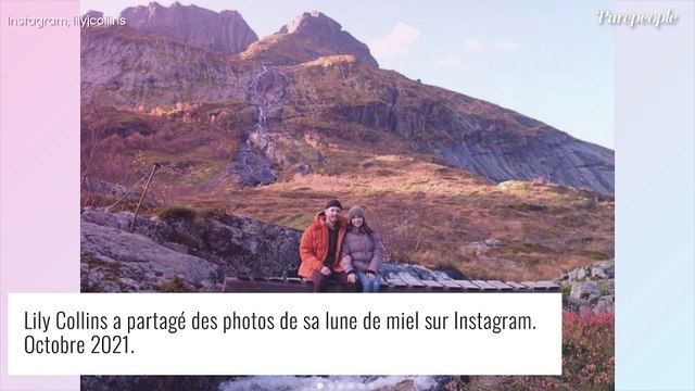 Lily Collins mariée euphorique : tendres photos de son voyage de noces avec Charlie McDowell