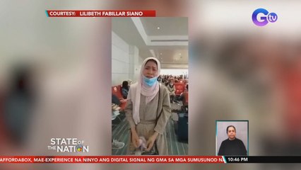 Télécharger la video: OFW sa Kuwait na minaltrato umano ng amo at ninakawan pa ng kababayan, tinulungan ng mga kapwa OFW matapos himatayin sa airport | SONA