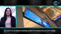La caída de los bancos arrastra al Ibex 35 por debajo de los 8.900 puntos