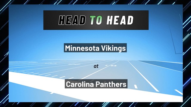 Minnesota Vikings at Carolina Panthers: Moneyline