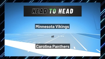Minnesota Vikings at Carolina Panthers: Over/Under