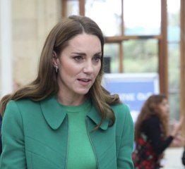 Kate Middleton Paired a Statement Coat with a Matching Sweater