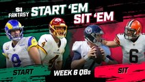 Week 6 Start 'Em or Sit 'Em: Quarterbacks