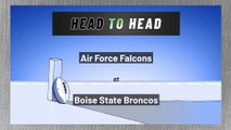Air Force Falcons at Boise State Broncos: Over/Under