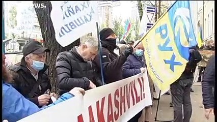 Сторонники Саакашвили протестуют в Киеве