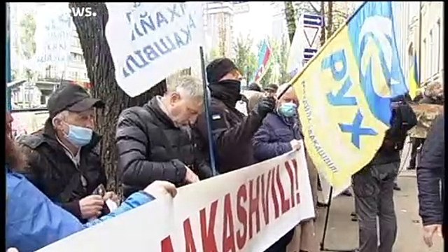 Сторонники Саакашвили протестуют в Киеве
