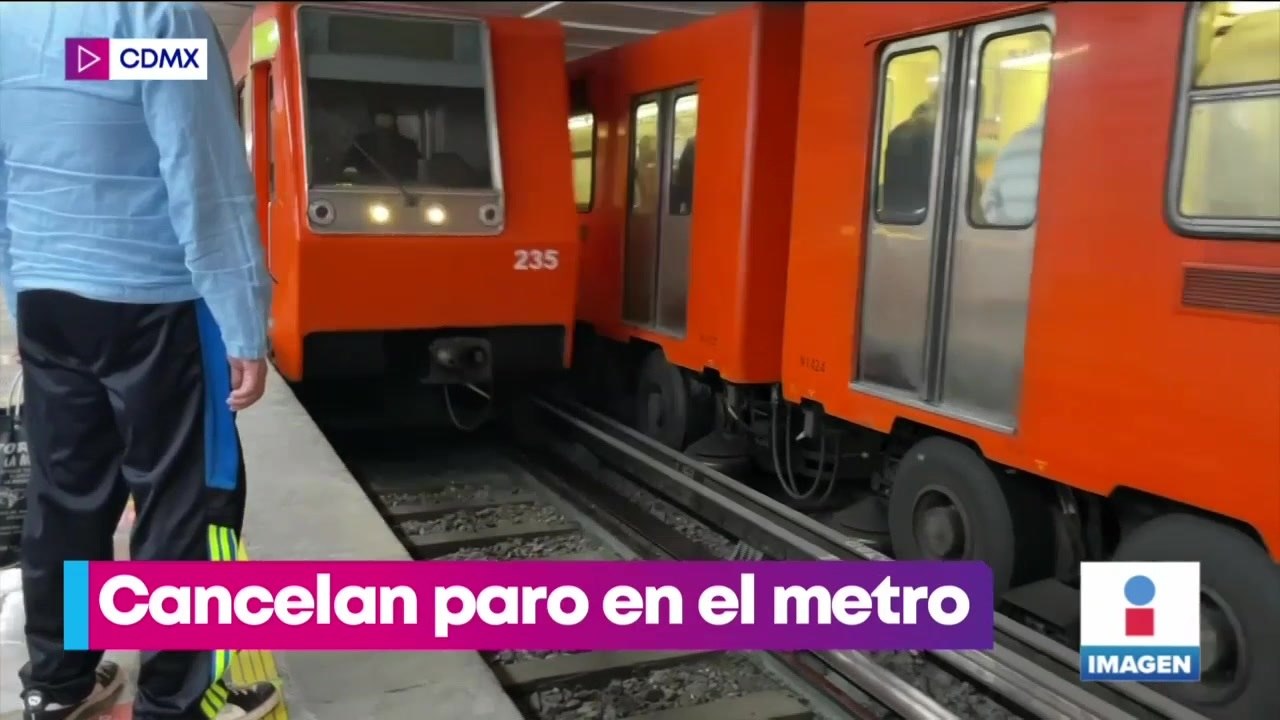 Cancelan paro en el Metro de la CDMX