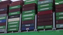 قناة السويس تشهد عبور سفينة الحاويات البنمية العملاقة EVER ACT في أولى رحلاتها بالقناة