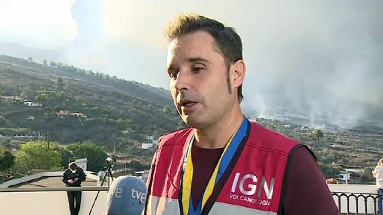 Schwefeldioxidwolke über La Palma