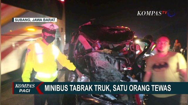 Tabrakan Minibus Dengan Truk di Tol Cipali Tewaskan Satu Orang Korban, 9 Orang Terluka!