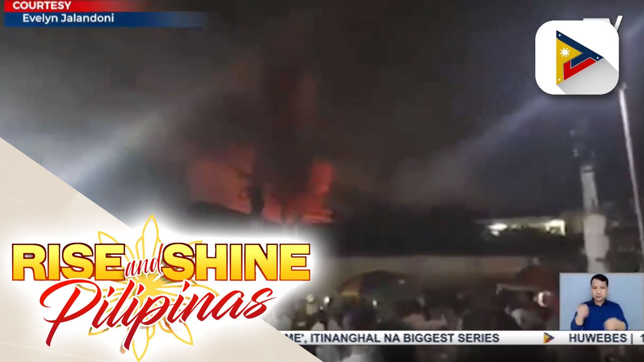 Lalaki, patay sa sunog na sumiklab sa Baseco Compound; anak ng biktima, sugatan