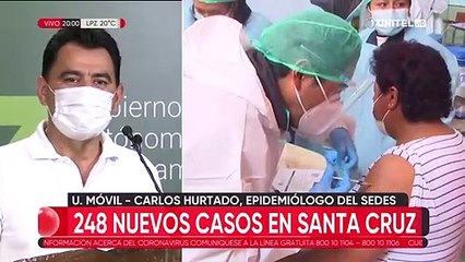 Santa Cruz reporta 248 nuevos positivos de Covid-19 y reiteran la importancia de la vacunación para no saturar las UTI