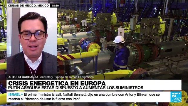 Arturo Carranza: Existe un esfuerzo por dejar de depender de los suministros energéticos de Rusia