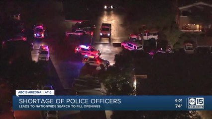 Shortage of Valley officers leads to a nationwide search to fill openings