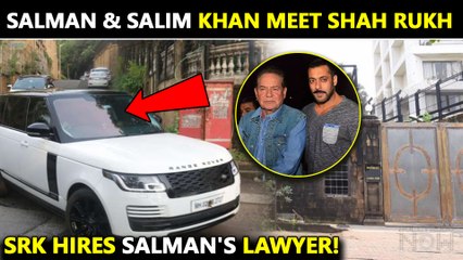 Download Video: Salman Khan With Father Salim Khan Meet Shah Rukh Khan At Mannat | Aryan Khan's Drug Case