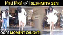 OMG! Sushmita Sen MISSED A Bad Fall Outside A Jewellery Store