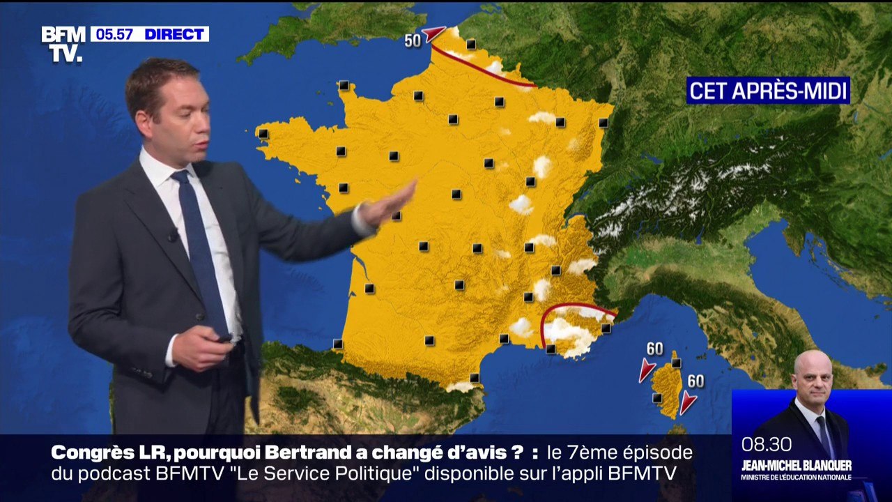 Une journée ensoleillée mais très fraîche ce jeudi