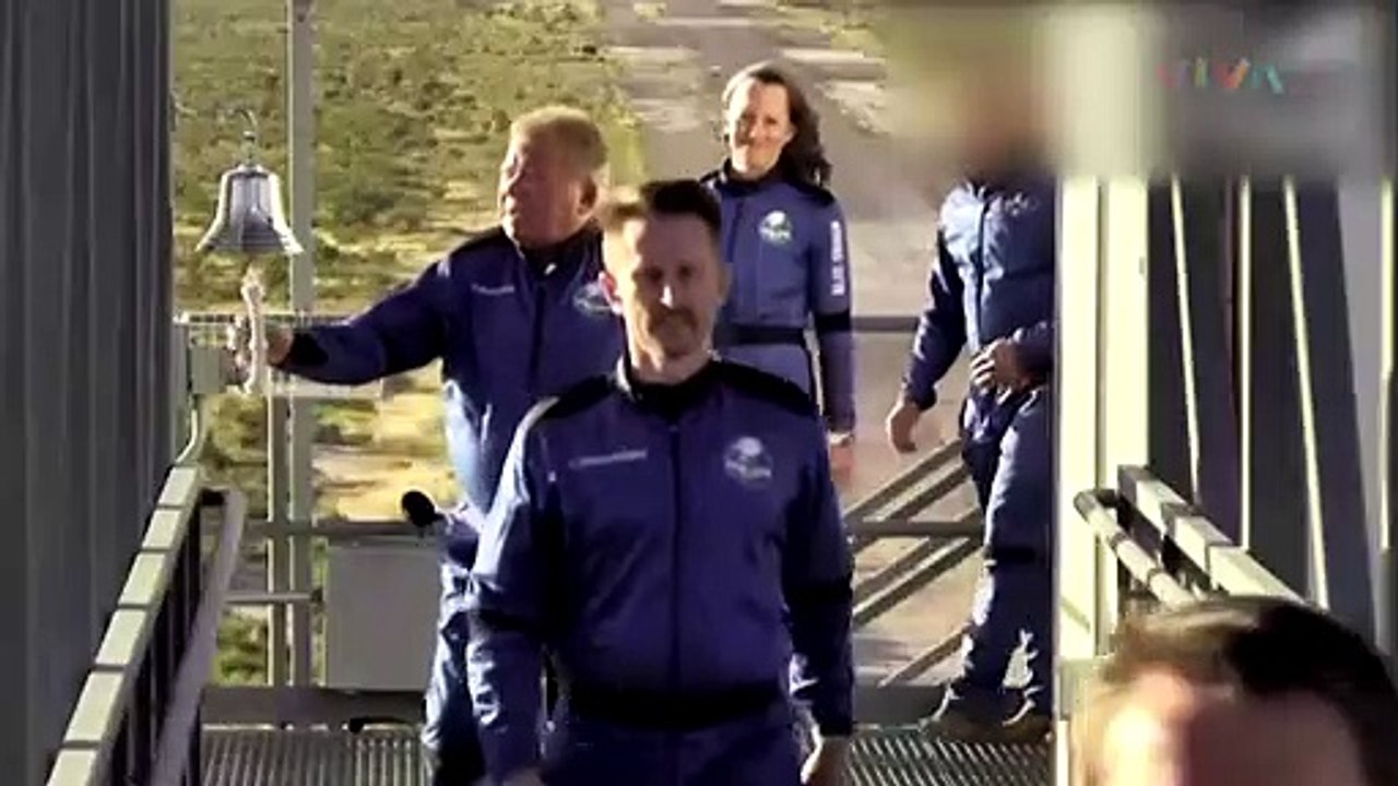 Captain Kirk 'Star Trek' Akhirnya ke Luar Angkasa Beneran